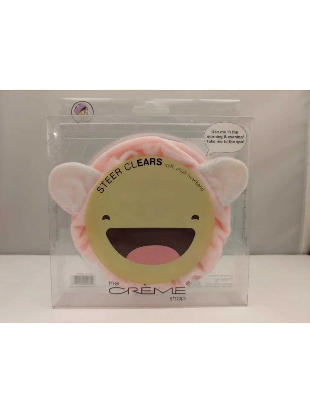 STEER CLEARS | A Soft Plush Headband by The Creme Shop | Pink | Item SEH701 NEW